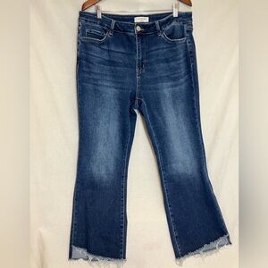 Vervet Dark Blue Cropped Jeans